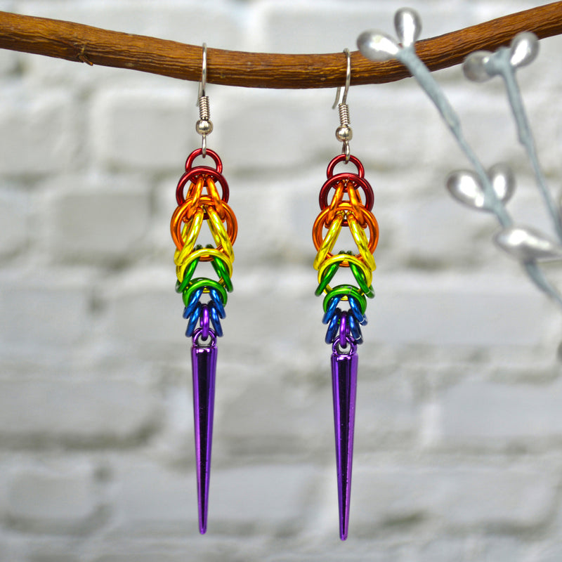 Rainbow Dreamcatcher Earrings – Pixi Daisy